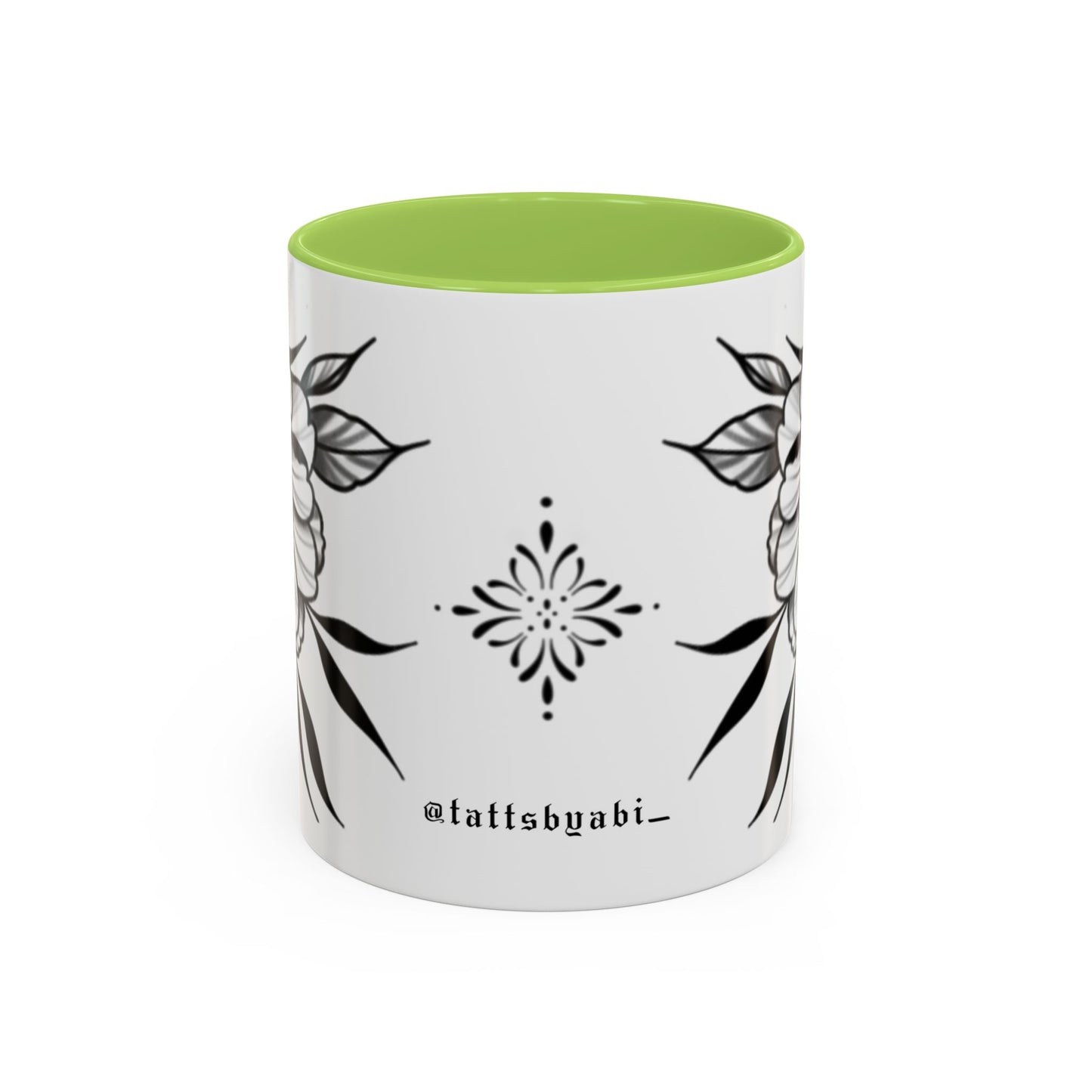 Flower mug (white background)
