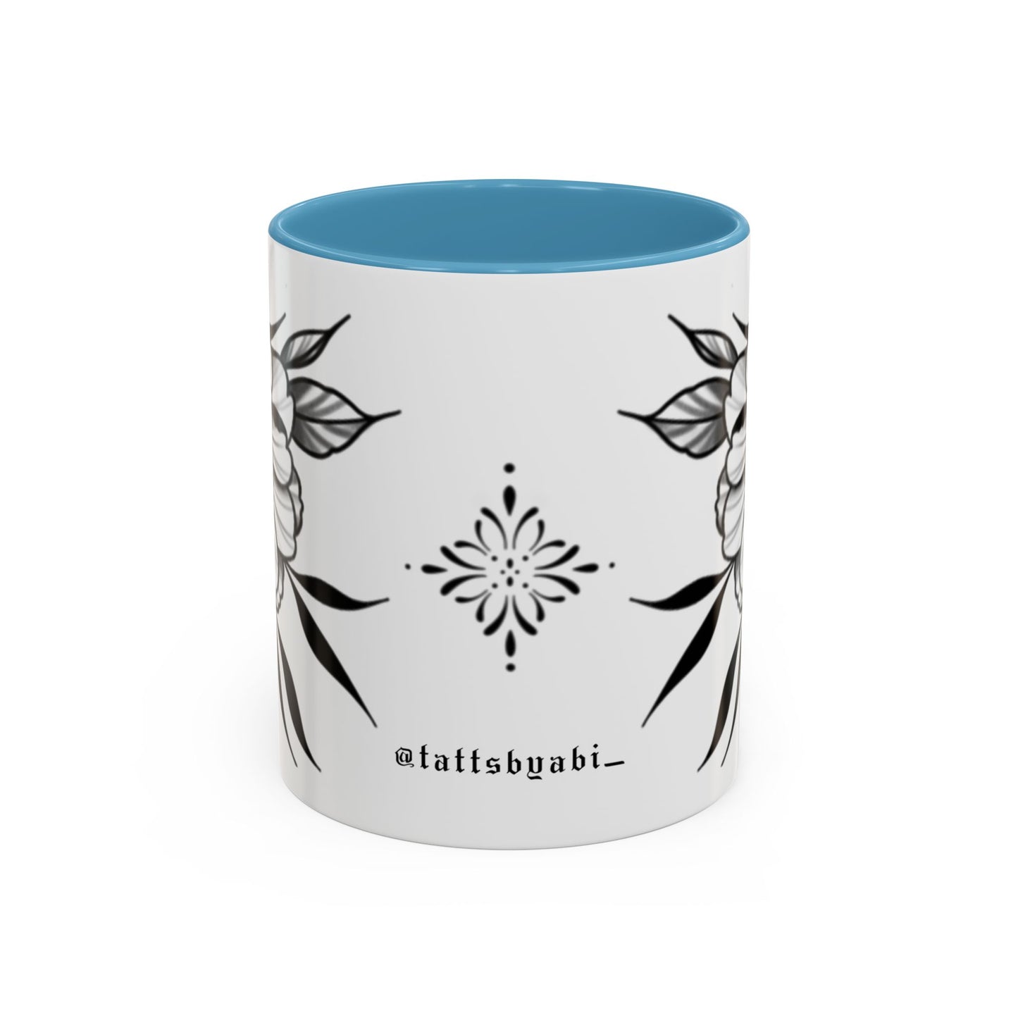 Flower mug (white background)