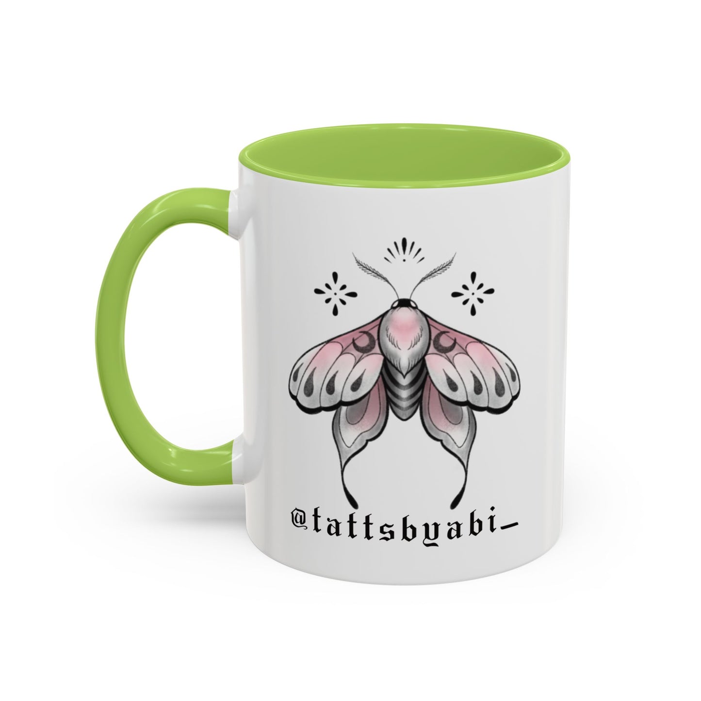 Pink Moth Mug