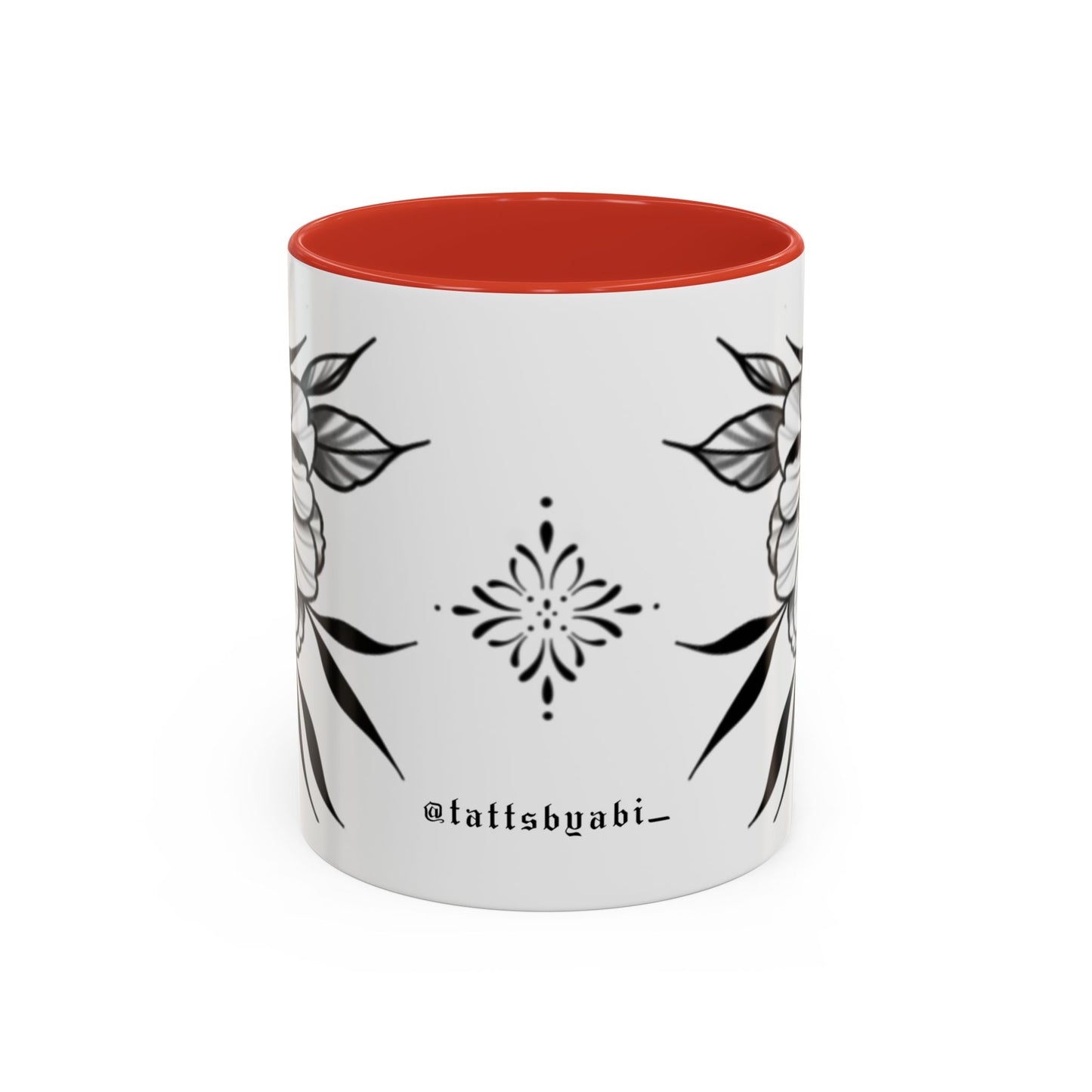 Flower mug (white background)