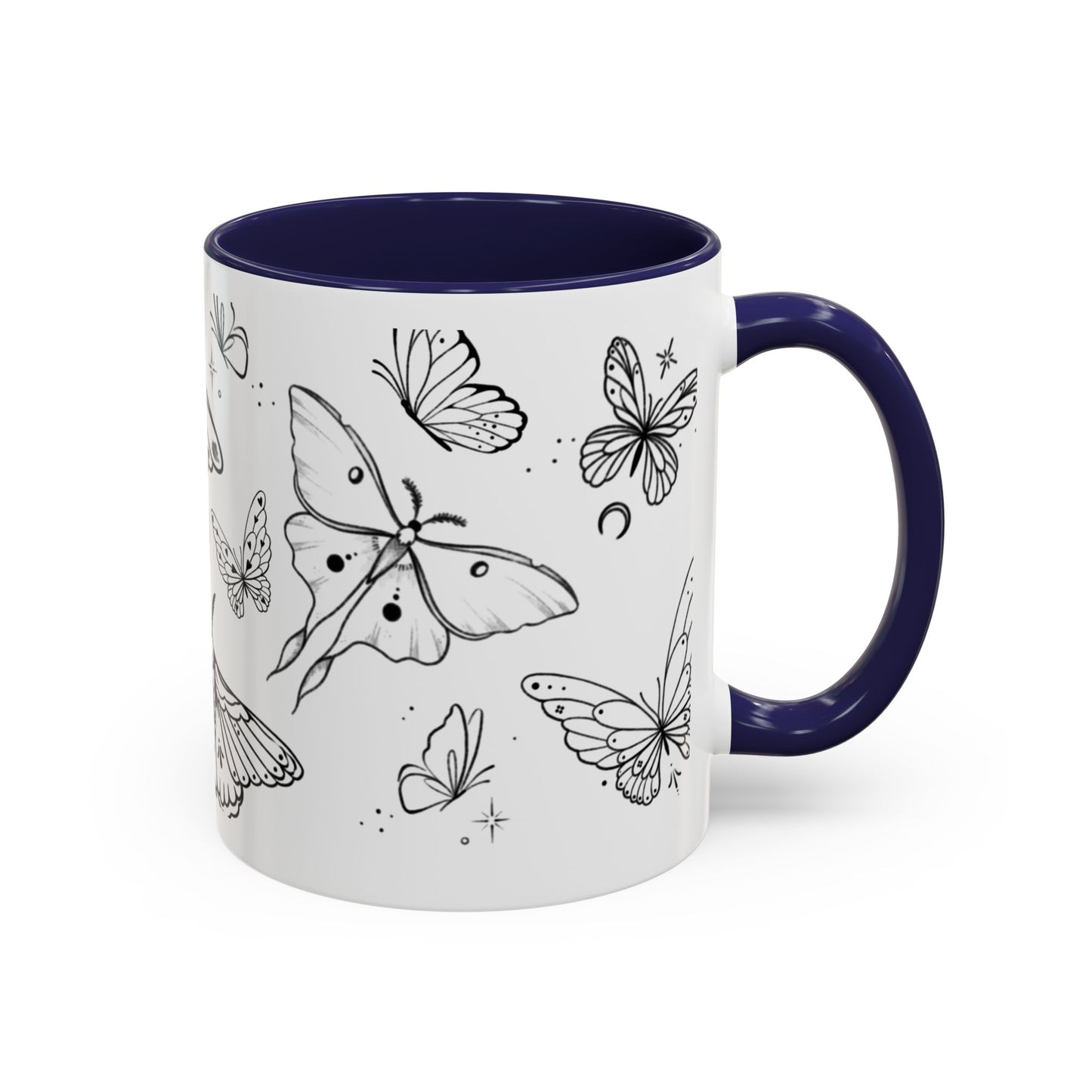 White Butterfly Mug