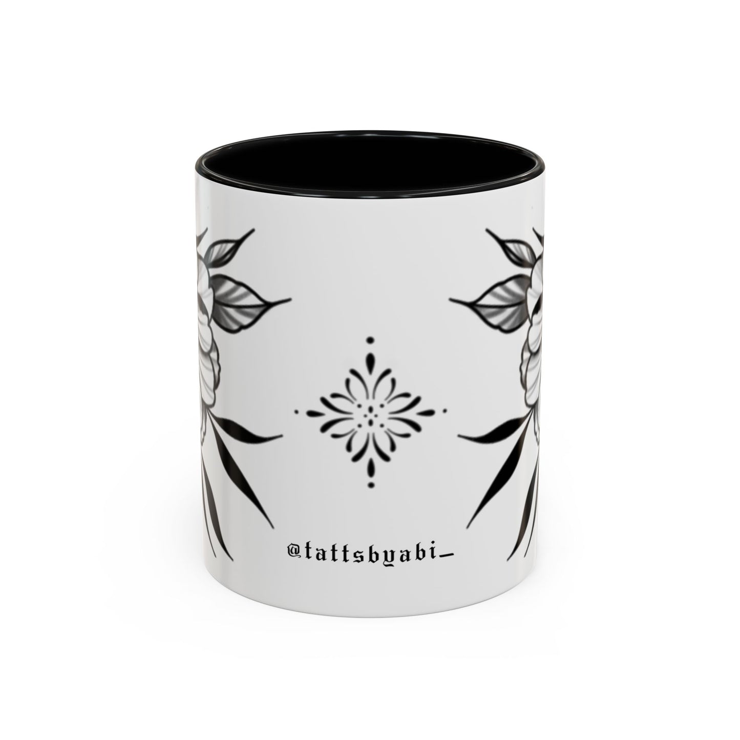 Flower mug (white background)