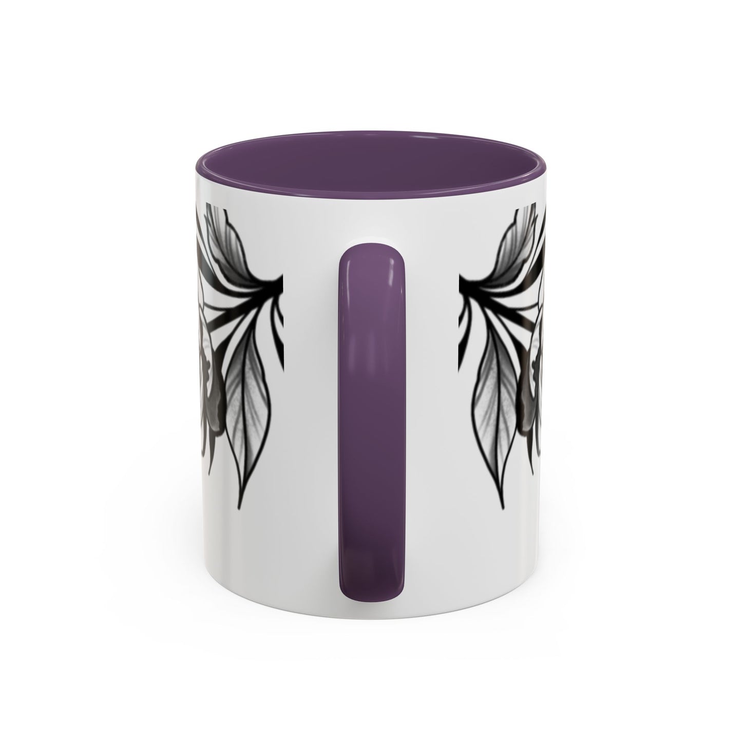 Flower mug (white background)