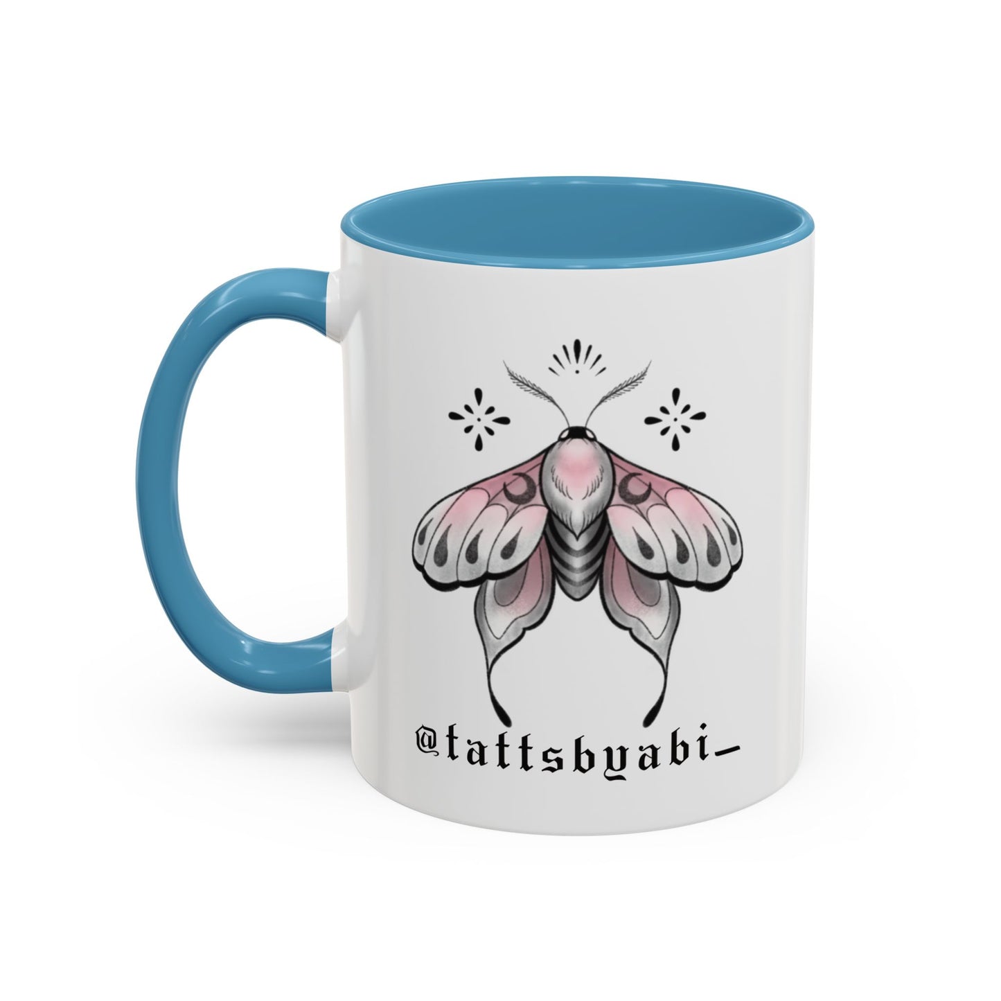 Pink Moth Mug