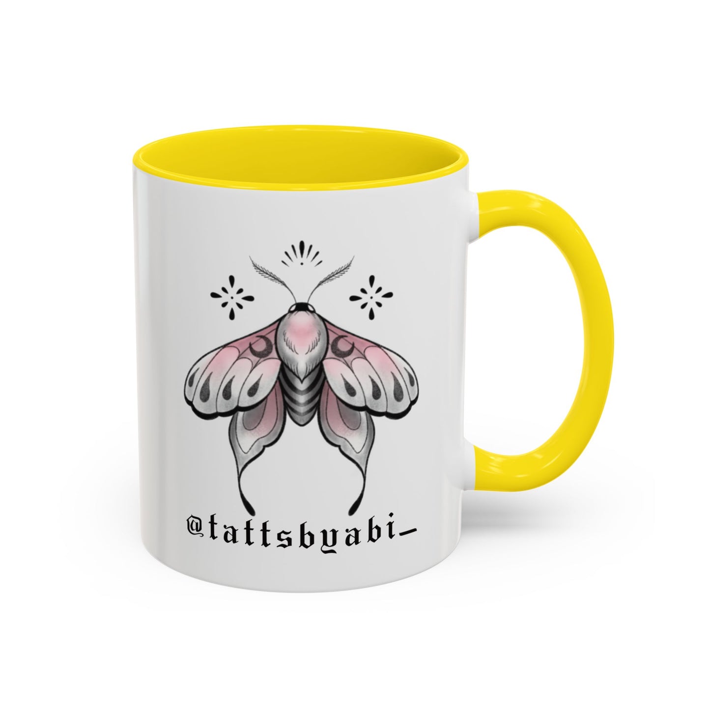 Pink Moth Mug