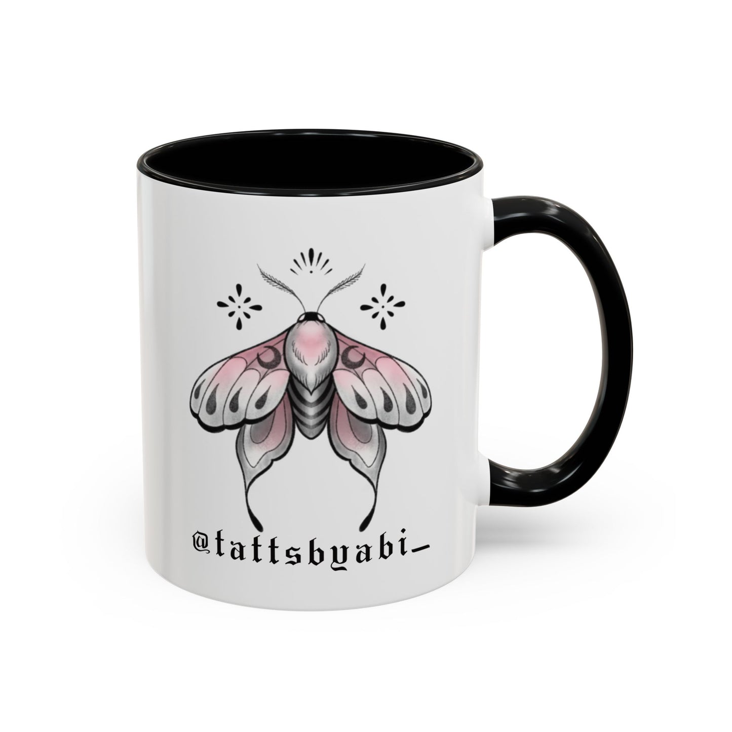 Pink Moth Mug