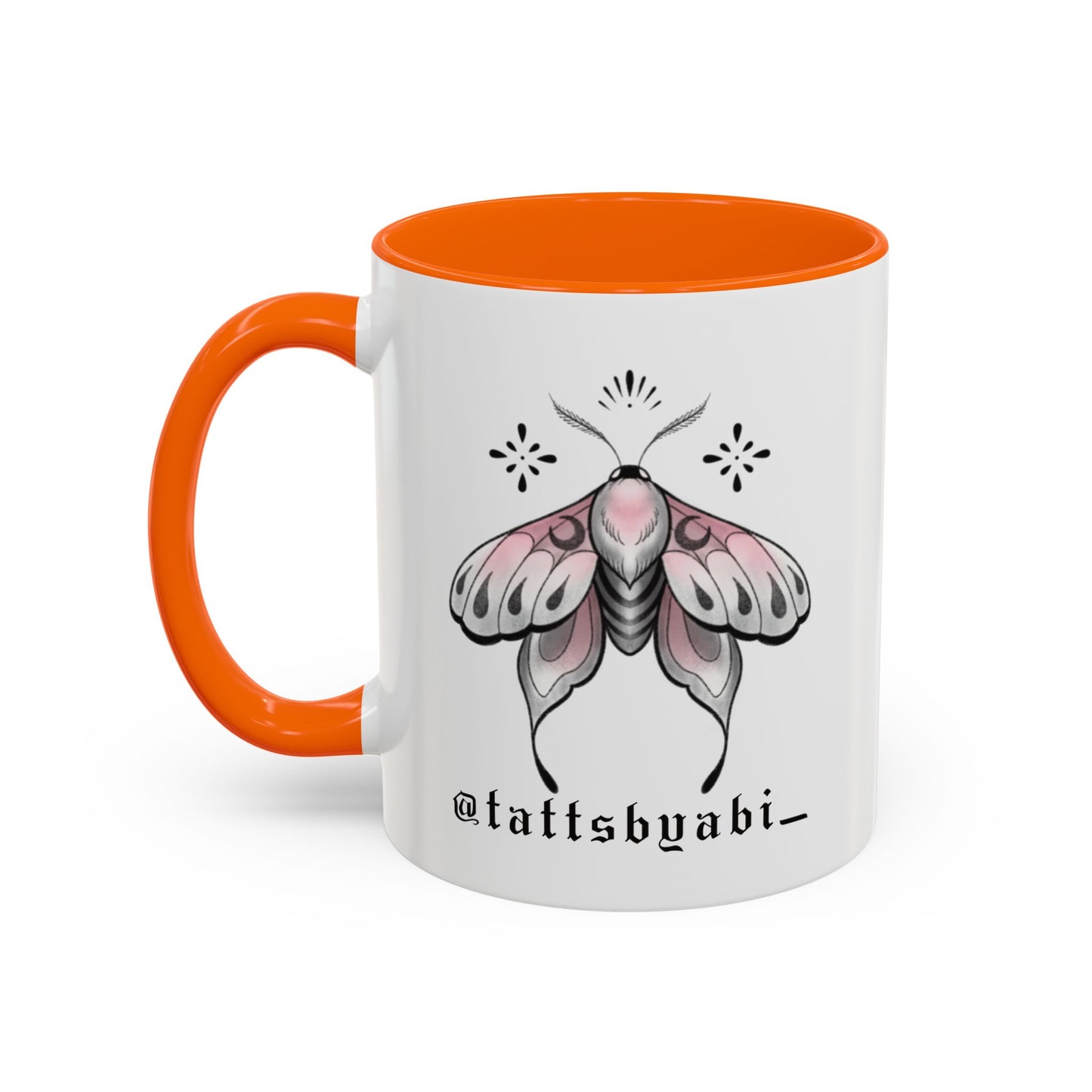 Pink Moth Mug