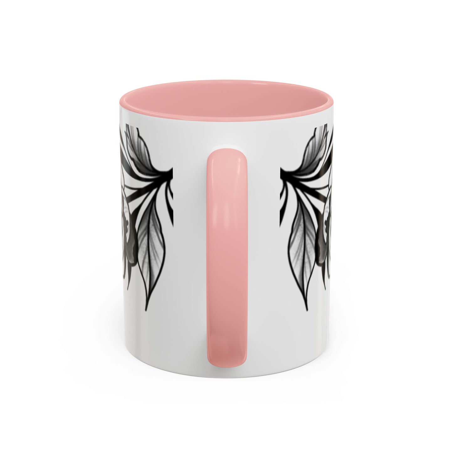 Flower mug (white background)