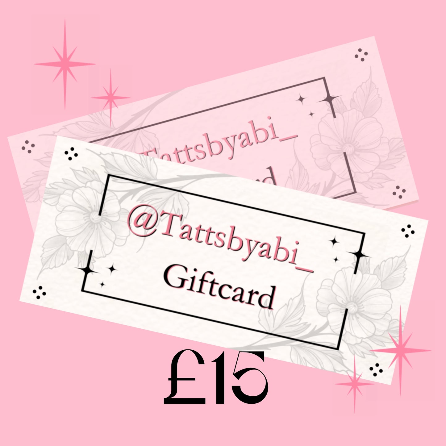 £15 Gift card (Physical copy posted)