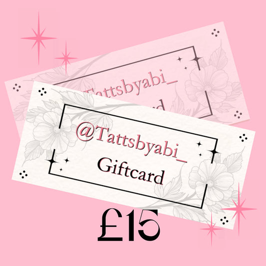 £15 Gift card (Physical copy posted)