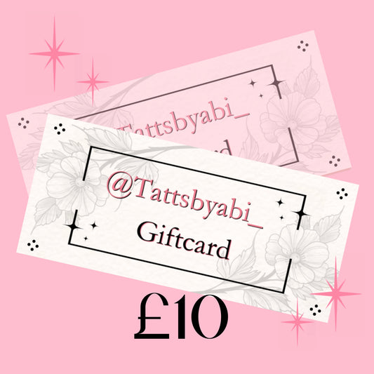 £10 Gift card (Physical copy posted)
