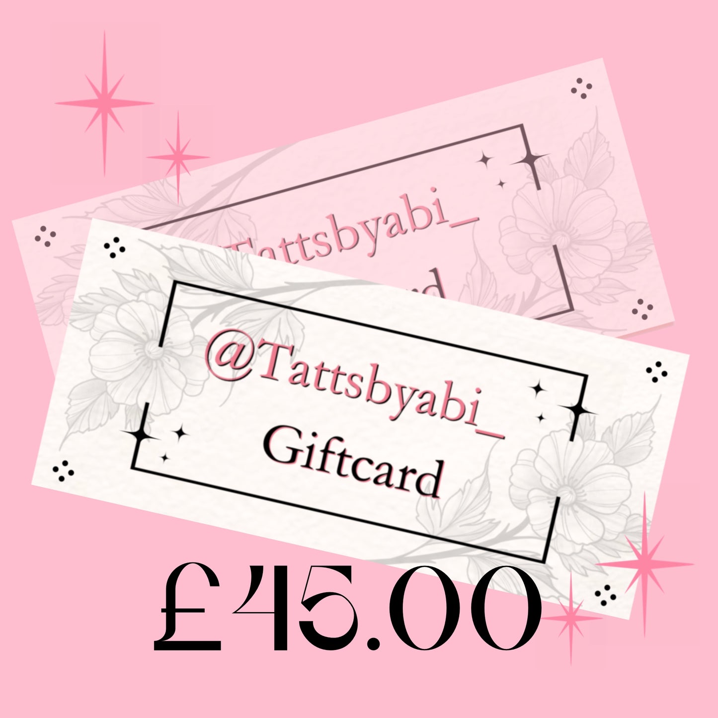 £45 Gift card (Physical copy posted)