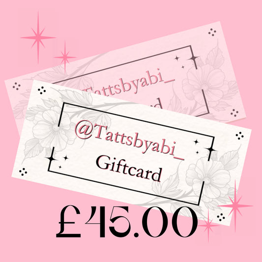 £45 Gift card (Physical copy posted)