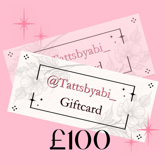 £100 Gift card (Physical copy posted)