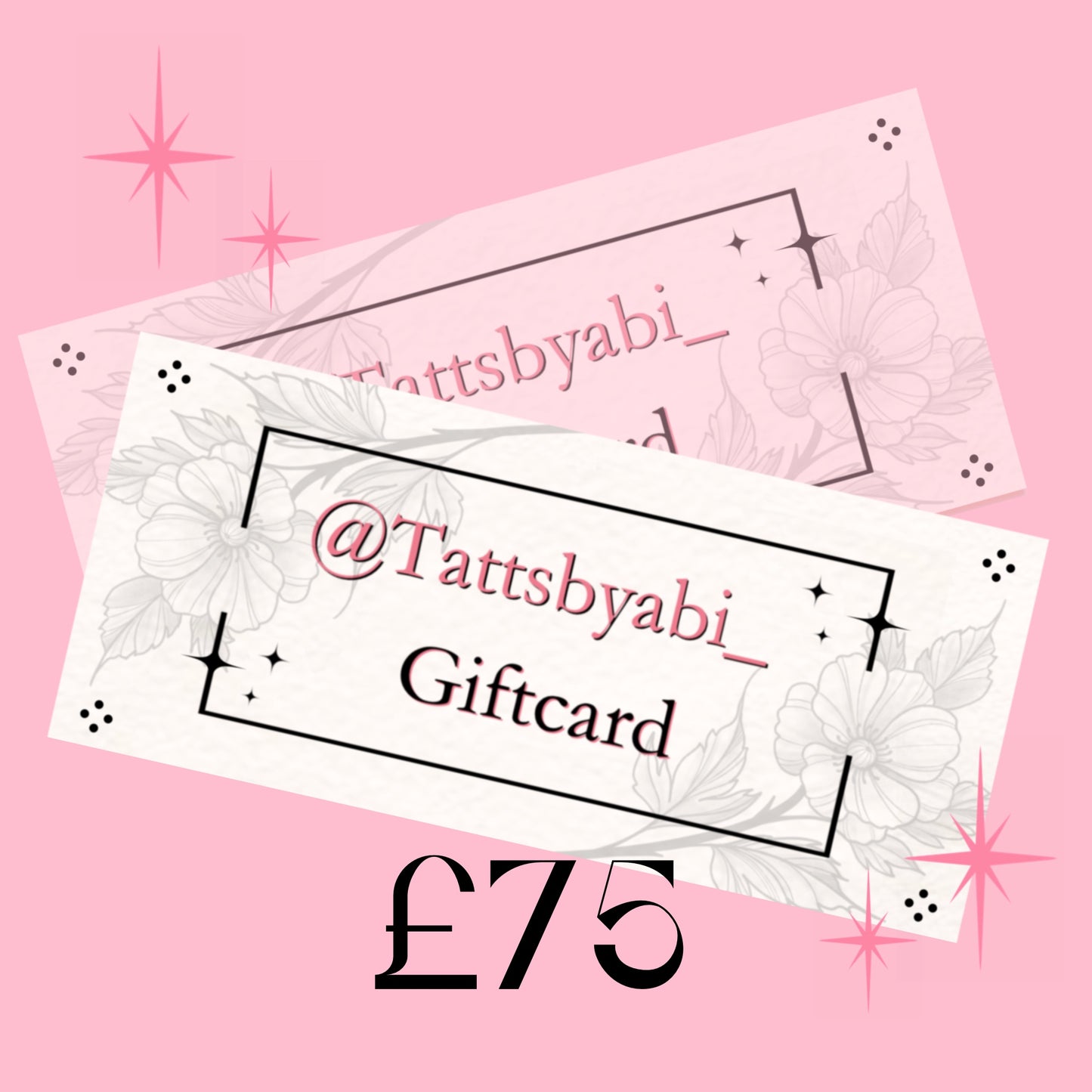 £75 Gift card (Physical copy posted)