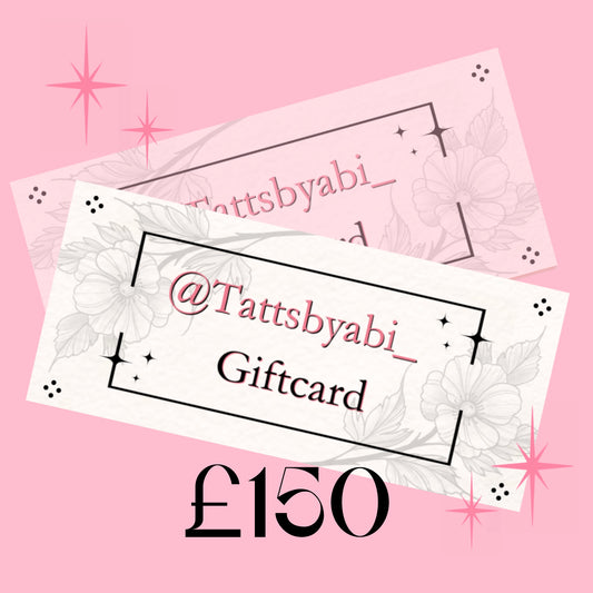 £150 Gift card (Physical copy posted)
